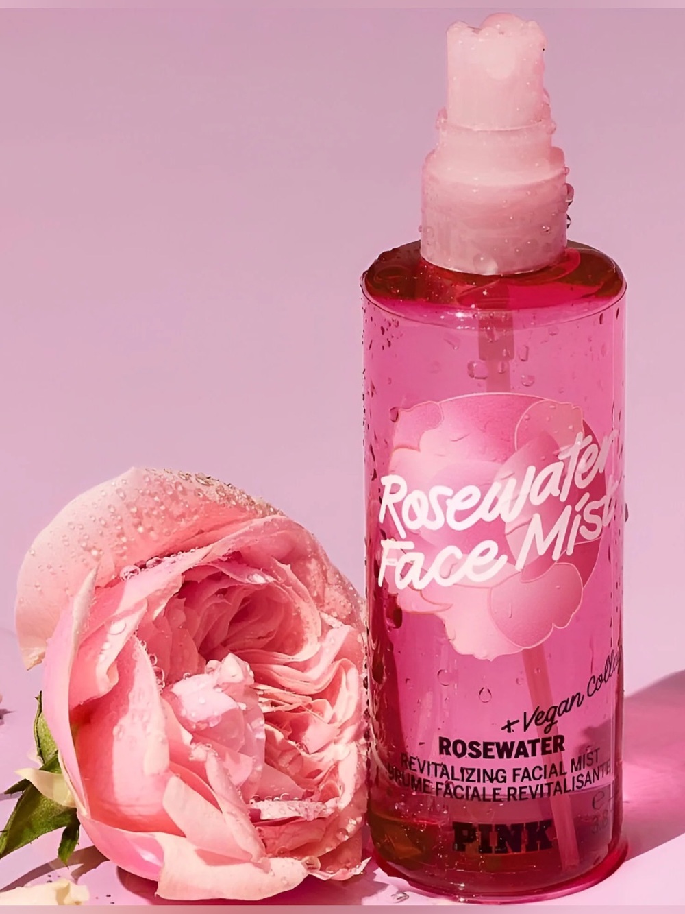 VS PINK rose water + Collagen Face Mist NEW! Victoria’s Secret Skincare Spray